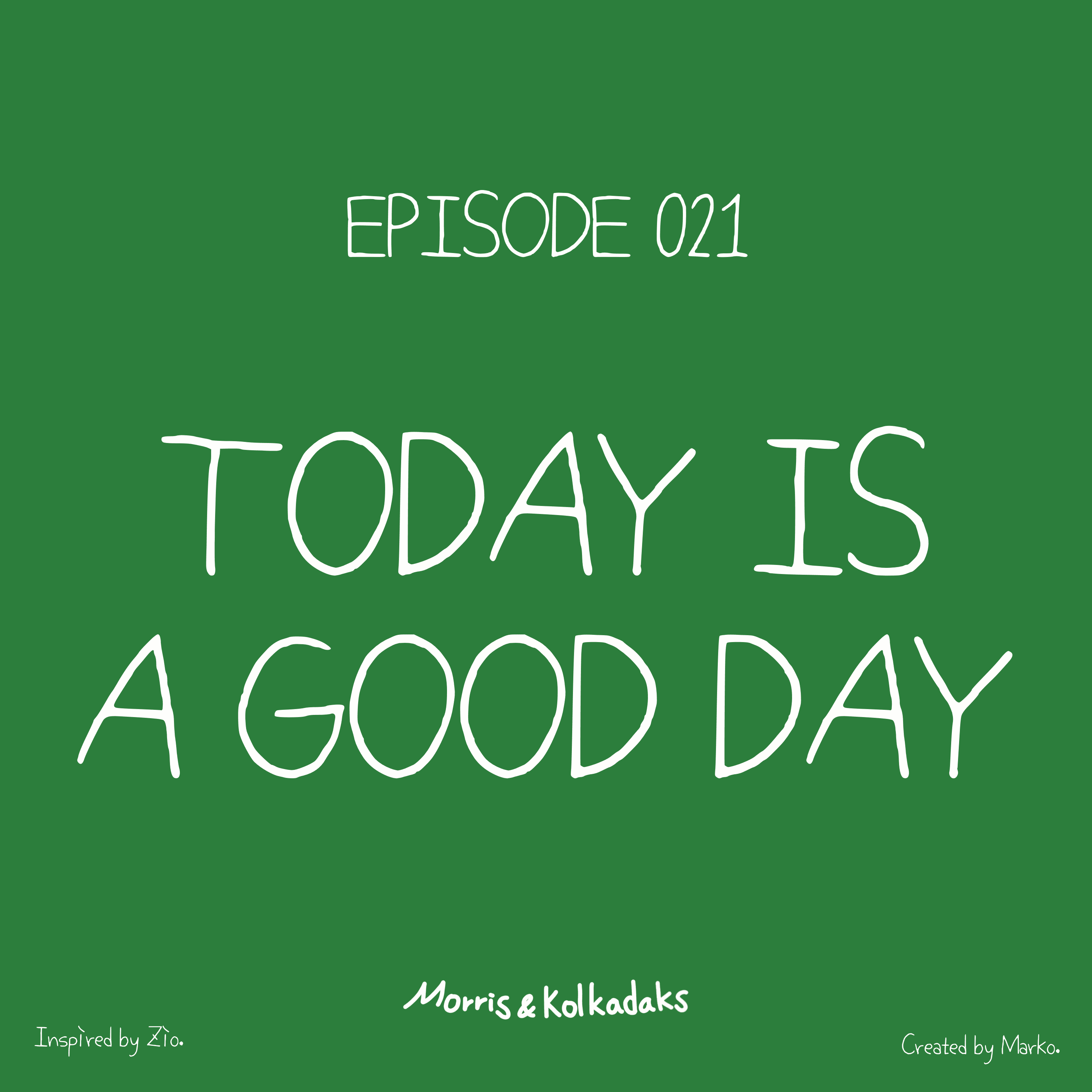 TODAY IS A GOOD DAY — 모리스앤꼴까닥스 4컷 만화